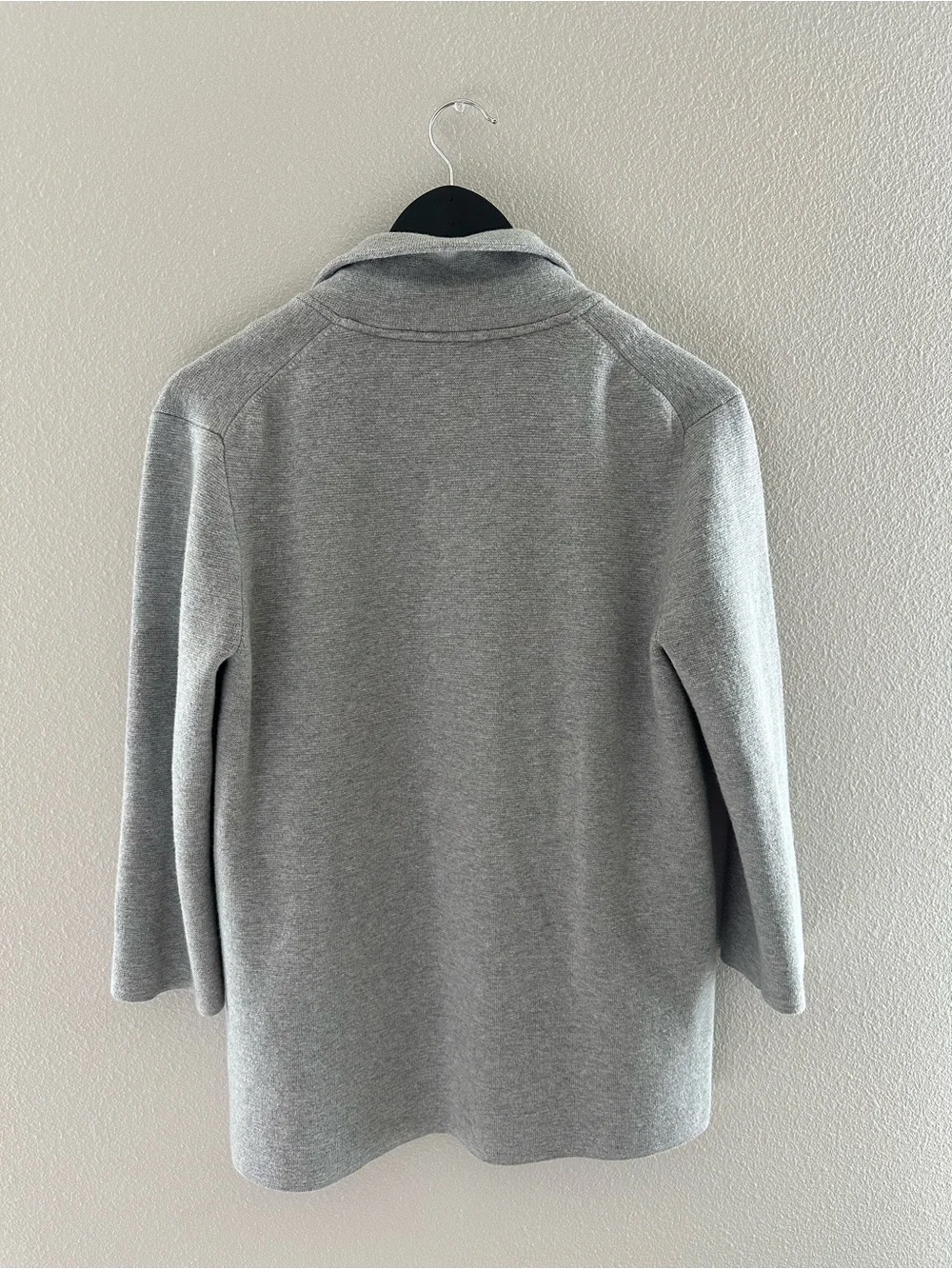J. Crew Gray Knit Open-Front Cardigan “Sophie”
